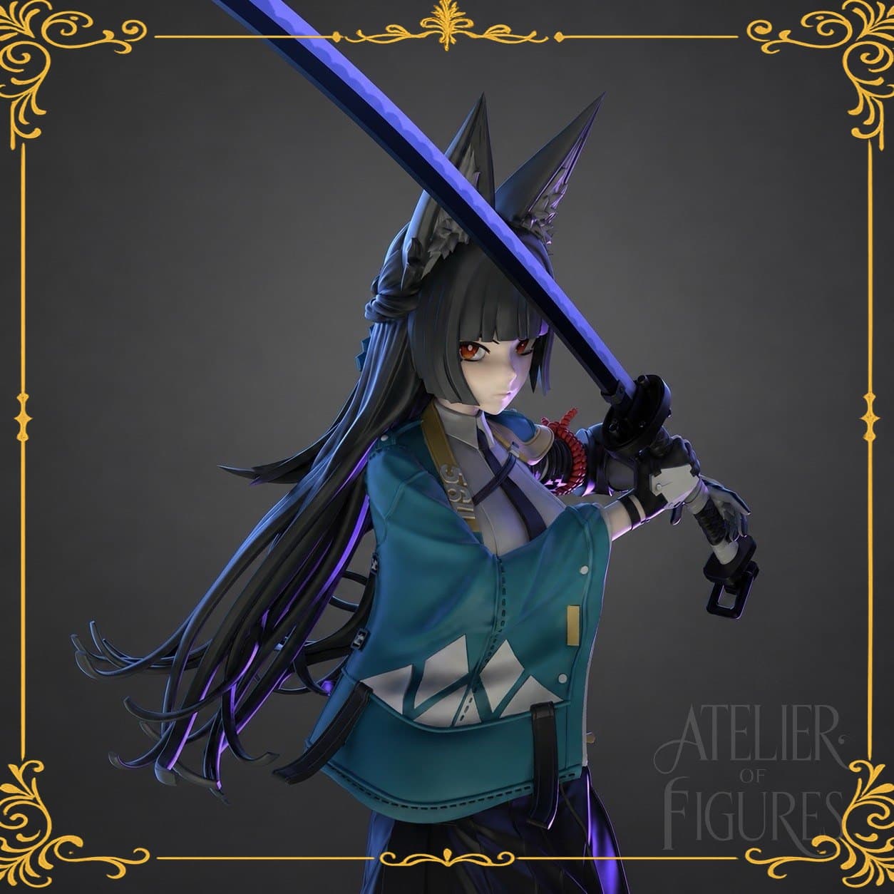 Figure Miyabi — figure colecionável em resina, Atelier of Figures