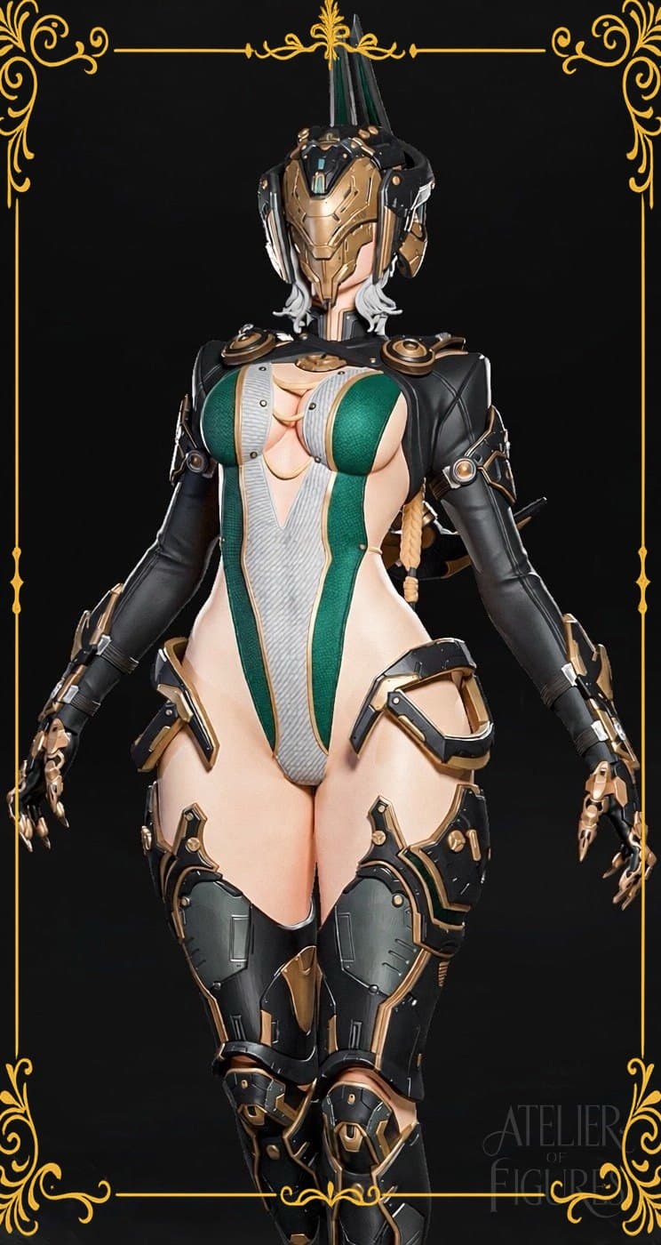 Figure Freyna Venom Ilusion — figure colecionável em resina, Atelier of Figures