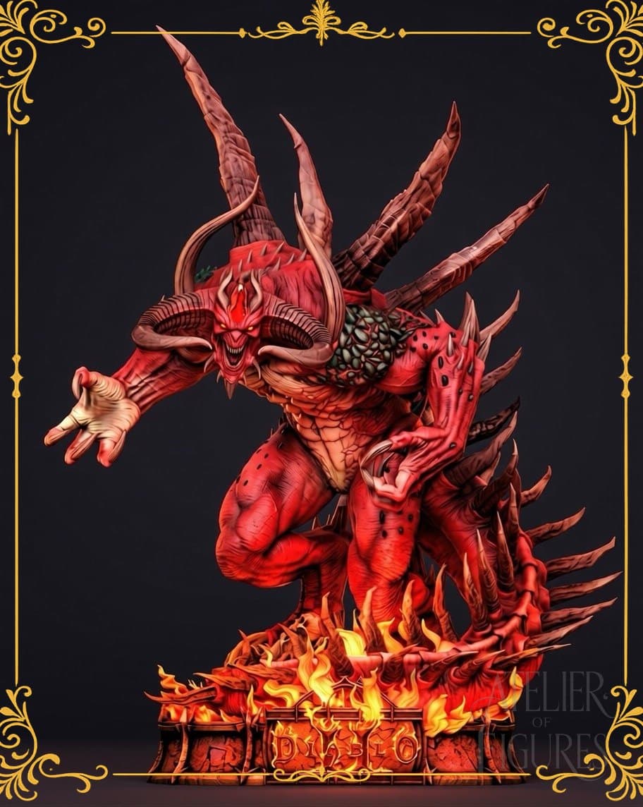Figure Diablo — figure colecionável em resina, Atelier of Figures