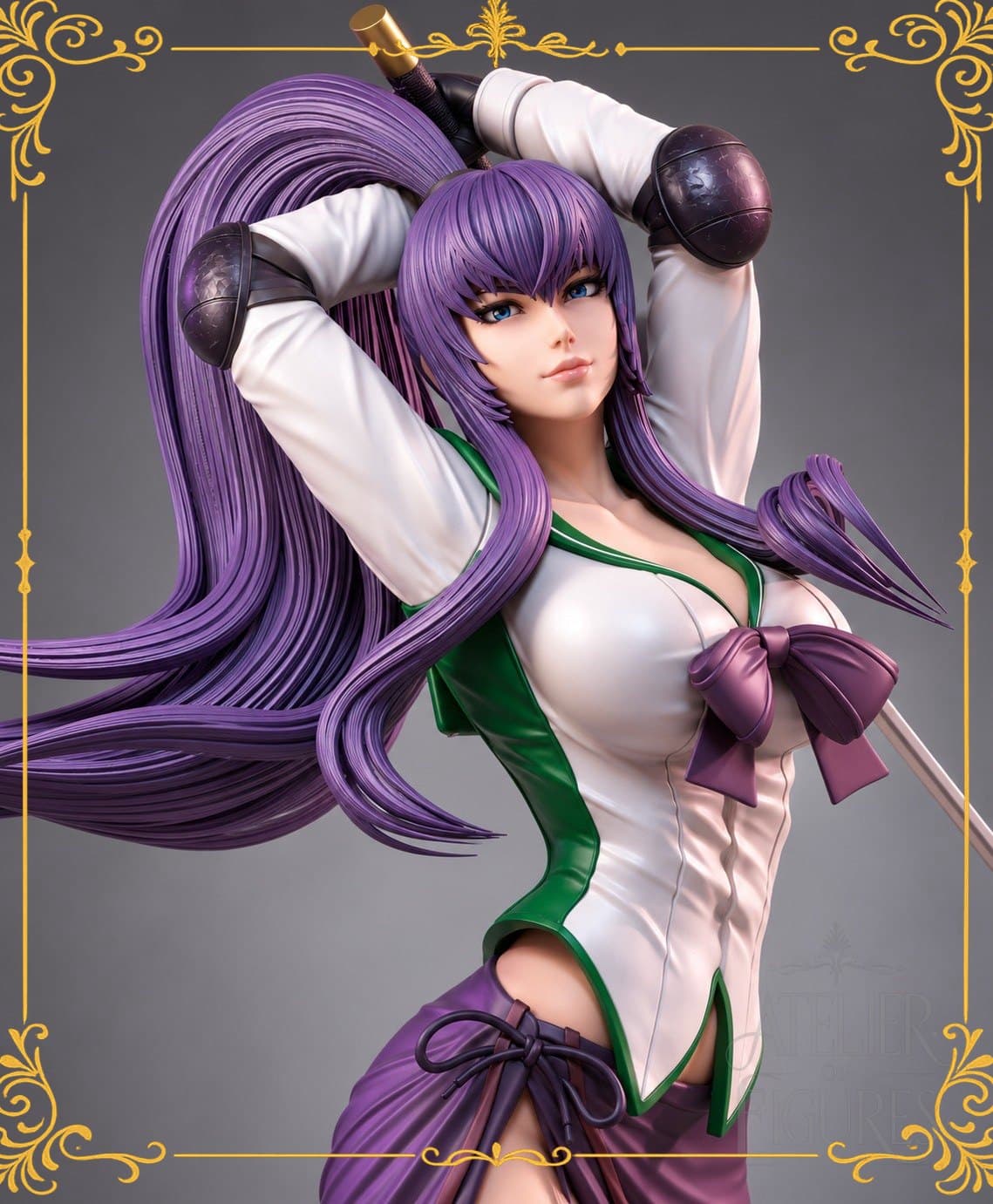 Figure Saeko Busujima — figure colecionável em resina, Atelier of Figures